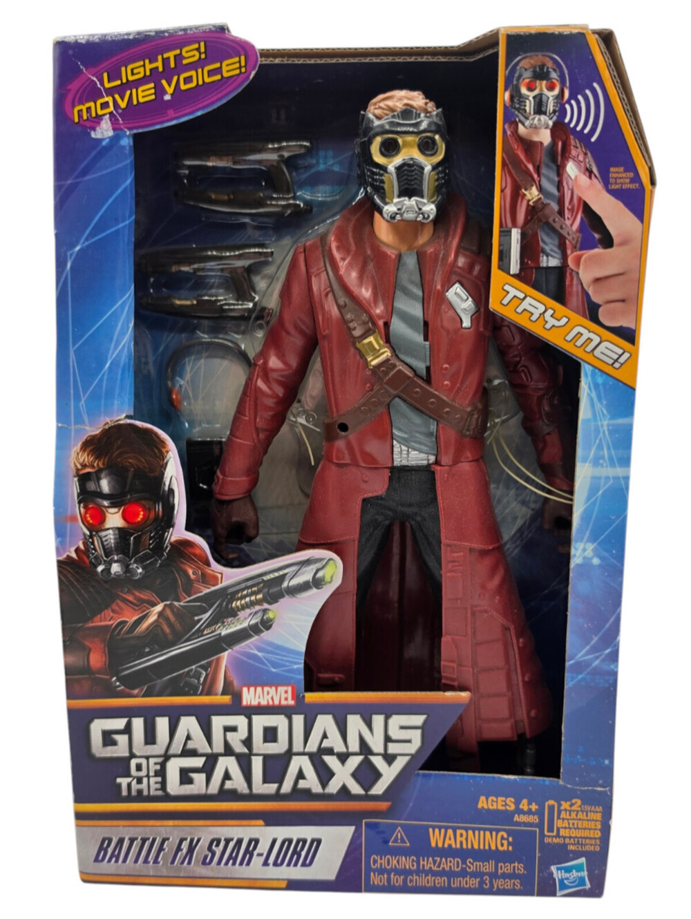 Guardians Of The Galaxy Battle FX Star-Lord Hasbro Brand New